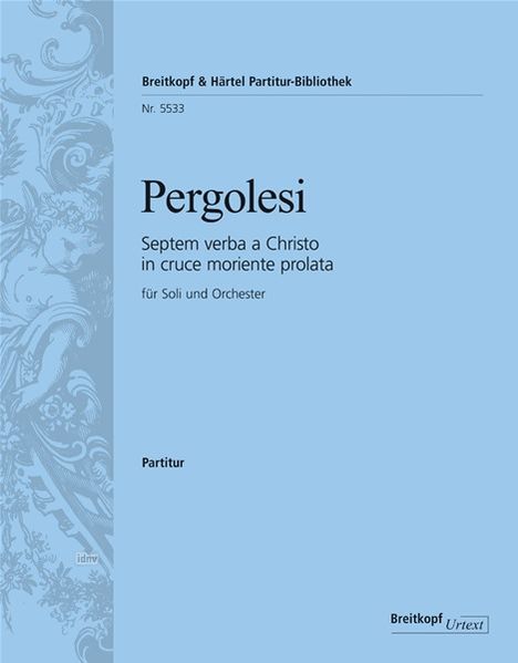 Giovanni Battista Pergolesi: Septem verba a Christo in cruce moriente prolata, Noten