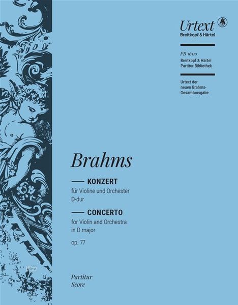 Johannes Brahms: Konzert für Violine und Orchester D-dur op. 77 (Violinkonzert), Noten