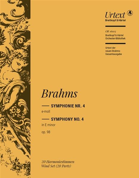 Johannes Brahms: Symphonie Nr. 4 e-Moll op. 98, Noten