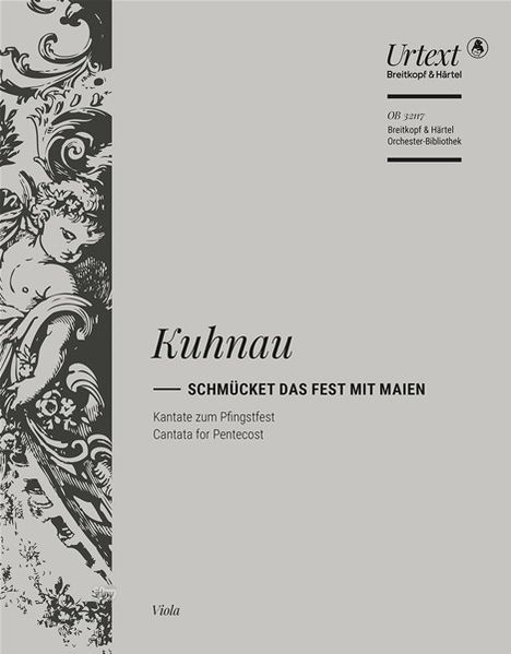 Johann Kuhnau: Schmücket das Fest mit Maien, Noten