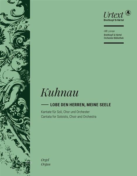 Johann Kuhnau: Lobe den Herren, meine Seele, Noten