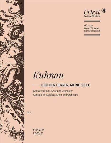 Johann Kuhnau: Lobe den Herren, meine Seele, Noten