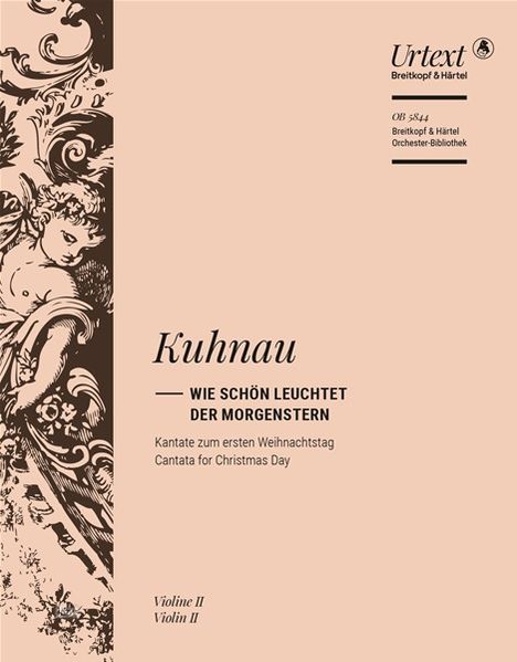 Johann Kuhnau: Wie schön leuchtet der Morgenstern, Noten