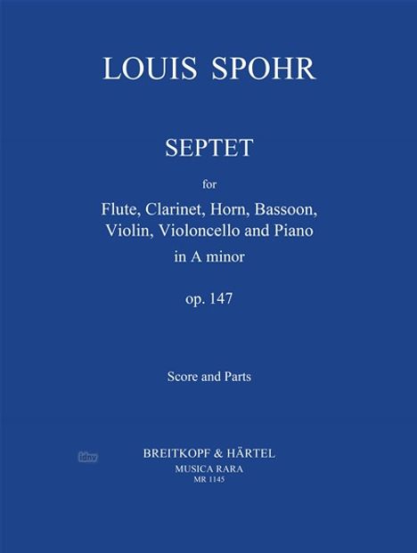 Louis Spohr: Septett op. 147, Noten