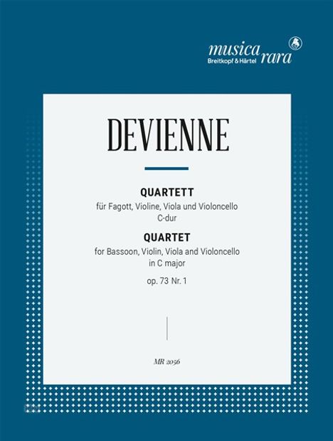 Francois Devienne: Quartett in C op. 73 Nr. 1, Noten