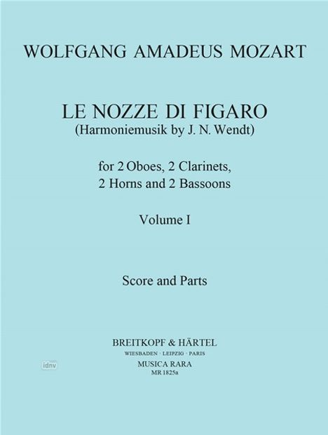 Wolfgang Amadeus Mozart: Le nozze di Figaro - Hochzeit, Noten