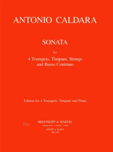 Antonio Caldara: Sonata in C, Noten