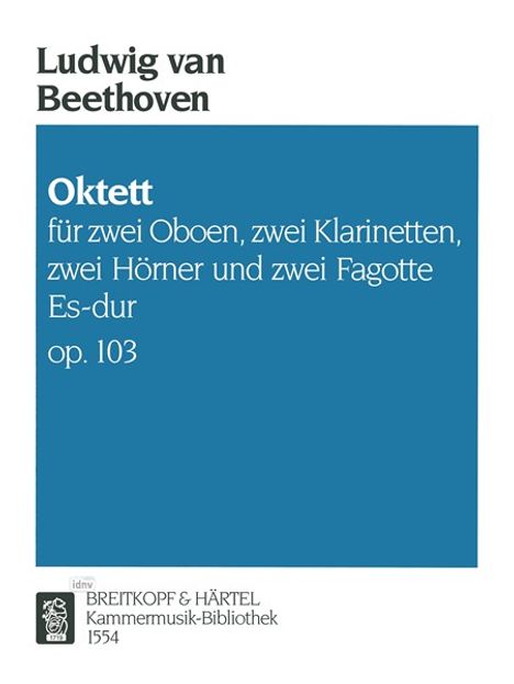 Ludwig van Beethoven: Oktett Es-dur op. 103, Noten