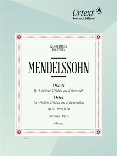 Felix Mendelssohn Bartholdy: Oktett op. 20, Noten