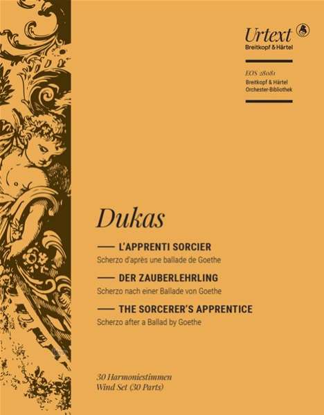 Paul Dukas: L'Apprenti sorcier (Der Zauberlehrling), Noten