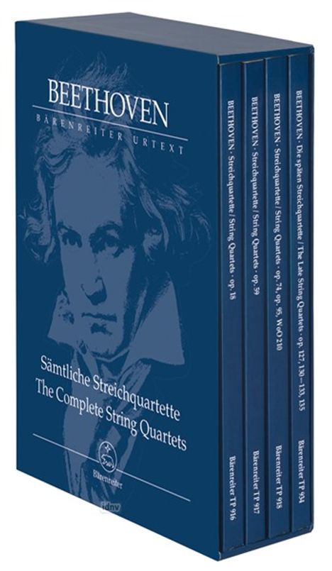 Ludwig van Beethoven: Sämtliche Streichquartette, Noten