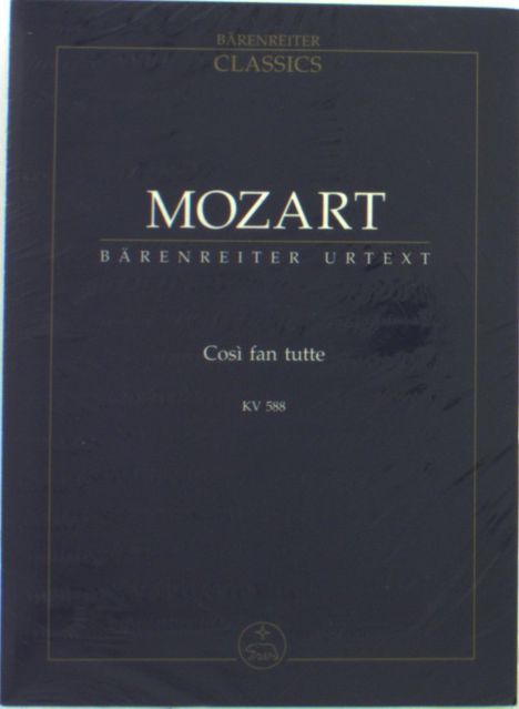 Mozart,W.A.         :Cosi /ST/U /3 SSolo/TSolo /LN, Noten