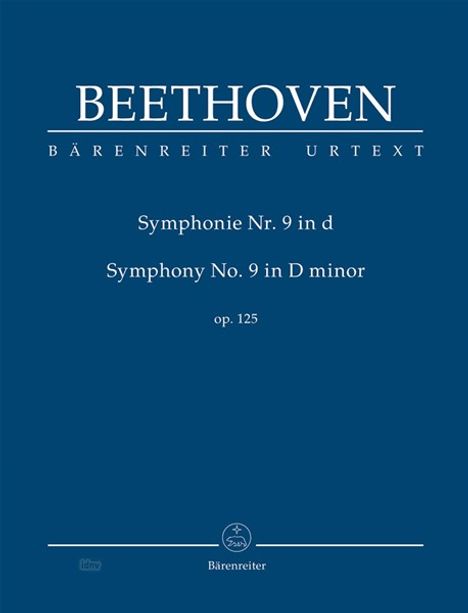 Sinfonie Nr.9 d-Moll op.125, Studienpartitur, Noten