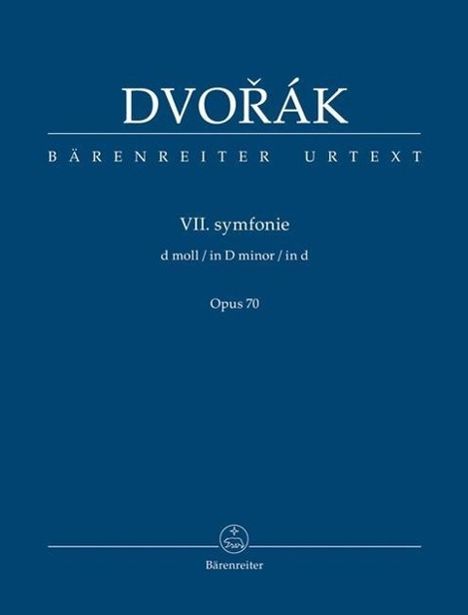 Antonin Dvorak: Dvorák, A: Sinfonie Nr. 7 d-Moll op. 70, Noten