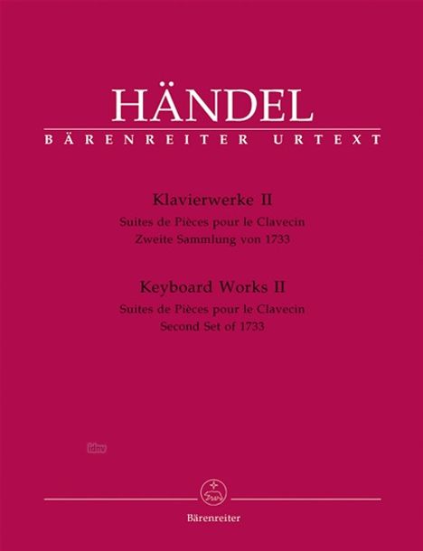 Klavierwerke 2, HWV 434-442, Noten