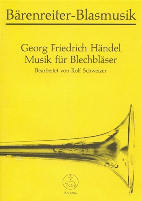 Georg Friedrich Händel: Musik für Blechbläser (Posaune, Noten