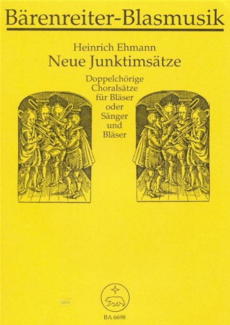 Heinrich Ehmann: Neue Junktimsätze zu bekannten Chorsätzen vornehmlich des 17. Jahrhunderts mit Hinweisen auf 4stimmige Choralsätze im EG, Noten