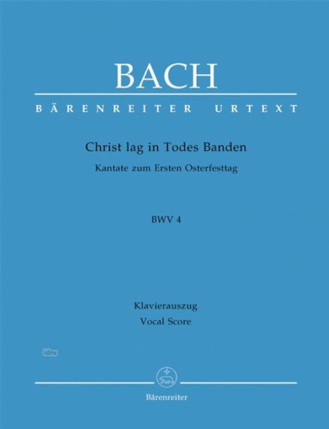 Johann Sebastian Bach: Bach,J.S. /Bea:Barth:Christ lag in Todesb. BWV 4 /, Noten