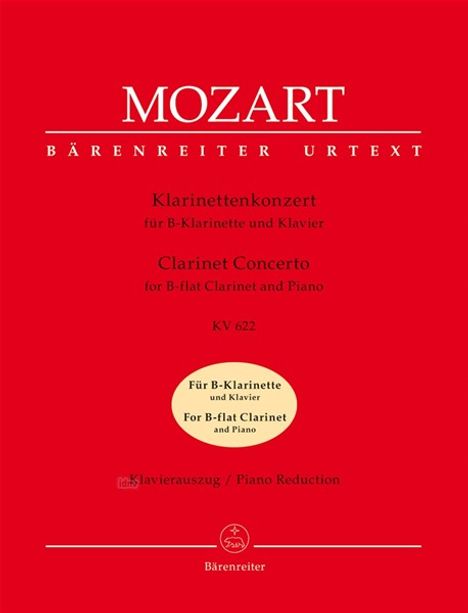 Wolfgang Amadeus Mozart: Moz., Wolfg. Amad. /:Klar. f. B /KA /Klar-solo, Noten