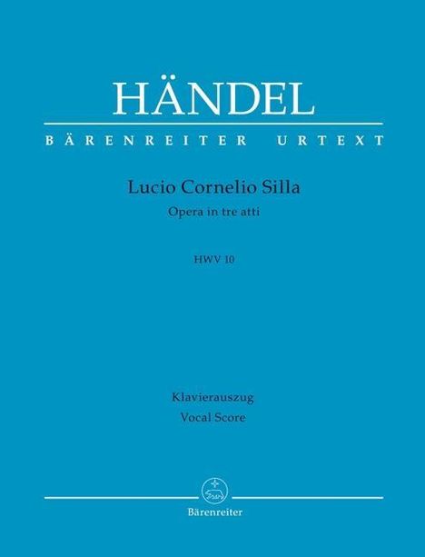 Lucio Cornelio Silla HWV 10, Noten