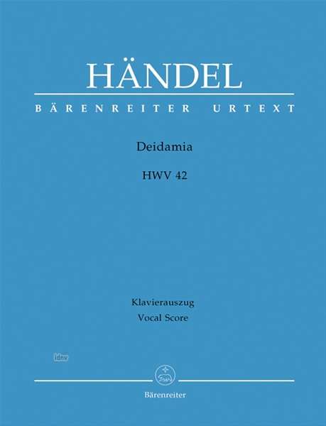 Georg Friedrich Händel: Deidamia HWV 42, Noten