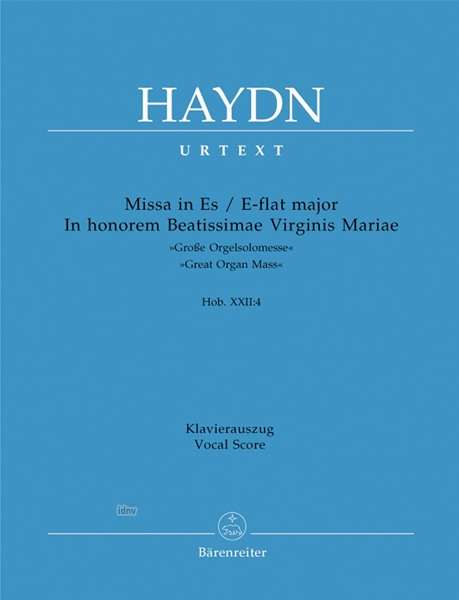 Joseph Haydn: Haydn, Jos. /Bea:Kro:Missa in hon. /KA/U /GH, Noten