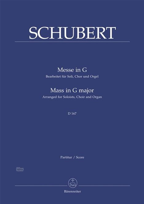 Schubert:Messe in G D.167, Noten