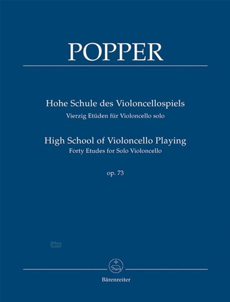 Hohe Schule des Violoncellospiels op.73, Noten