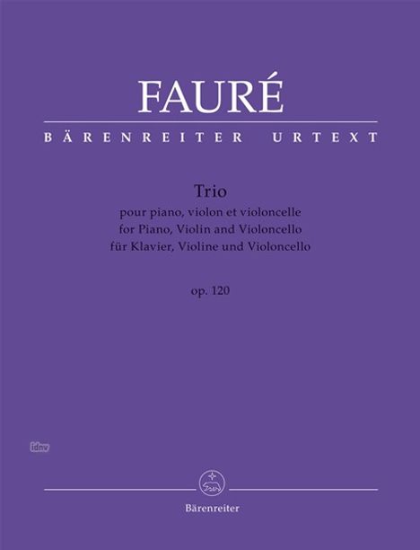 Gabriel Faure: Trio pour violon, violoncelle, Noten