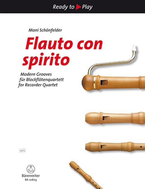 Flauto con spirito, Noten