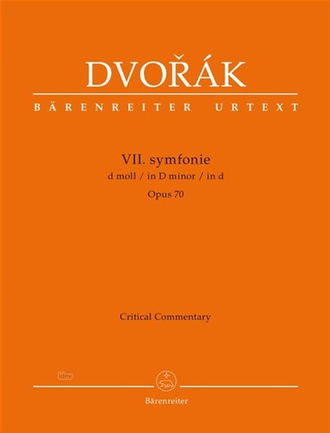 Antonin Dvorak: Symphonie Nr. 7 d-Moll op. 70, Noten