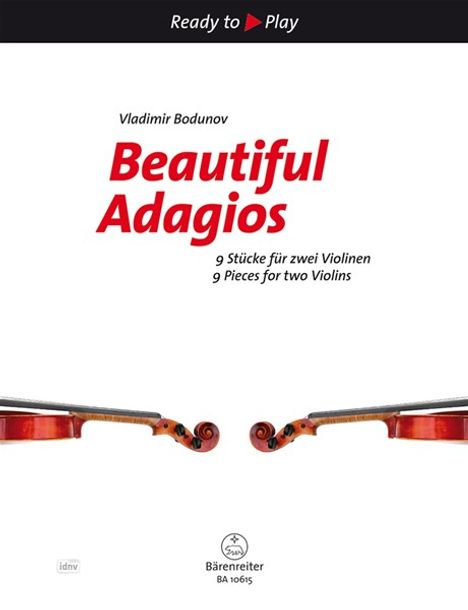 Beautiful Adagios, für zwei Violinen, Noten