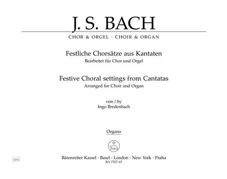 Johann Sebastian Bach: Festliche Chorsätze aus Kantaten, Noten