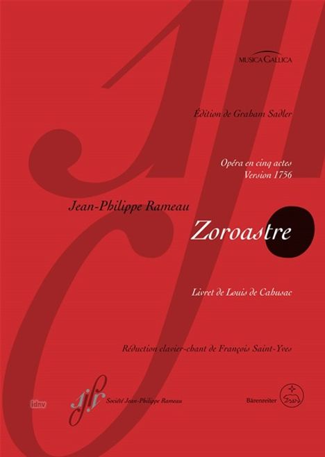 Zoroastre RCT 62 B, Noten