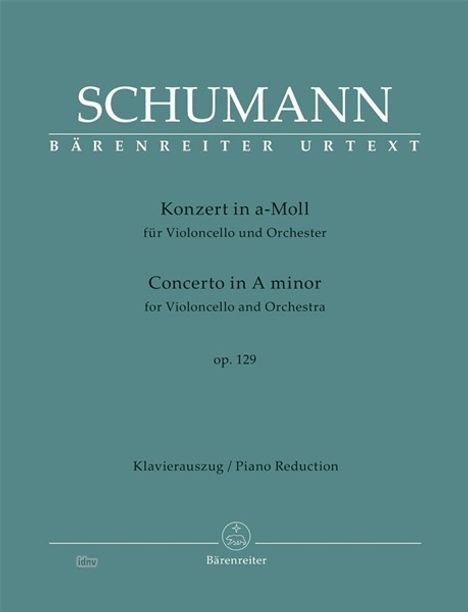 Robert Schumann: Konzert für Violoncello und Orchester in a-Moll op. 129, Noten