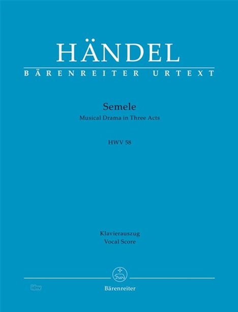 Georg Friedrich Händel (1685-1759): Semele HWV 58 -Musical Drama in Three Acts-, Buch