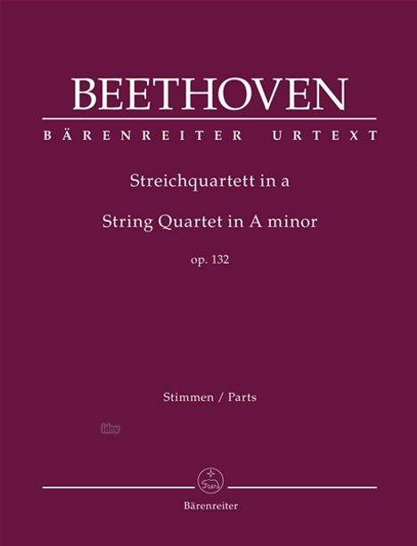 Ludwig van Beethoven: Beethoven, L: Streichquartett a-Moll op. 132, Buch