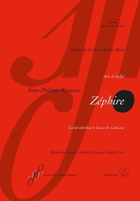 Jean-Philippe Rameau: Zéphire RCT 61 -Acte de ballet-, Buch