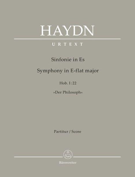 Joseph Haydn (1732-1809): Sinfonie Nr. 22 Es-Dur Hob. I:22 "Der Philosoph", Buch