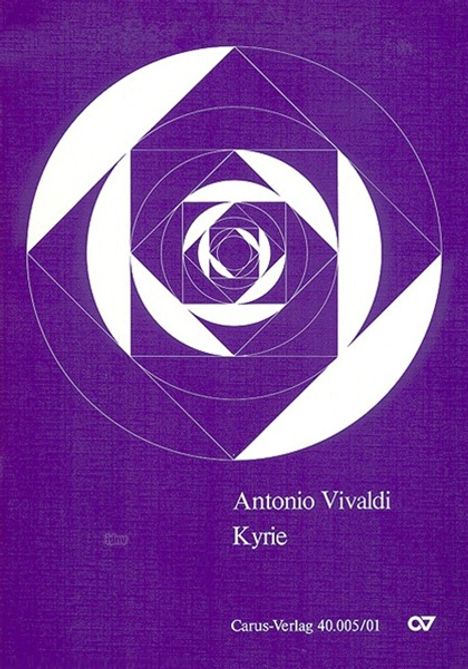 Antonio Vivaldi: Kyrie RV 587, Noten