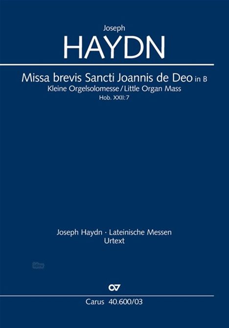Joseph Haydn: Missa brevis Sti. Joannis de Deo (Kleine Orgelsolomesse), Noten