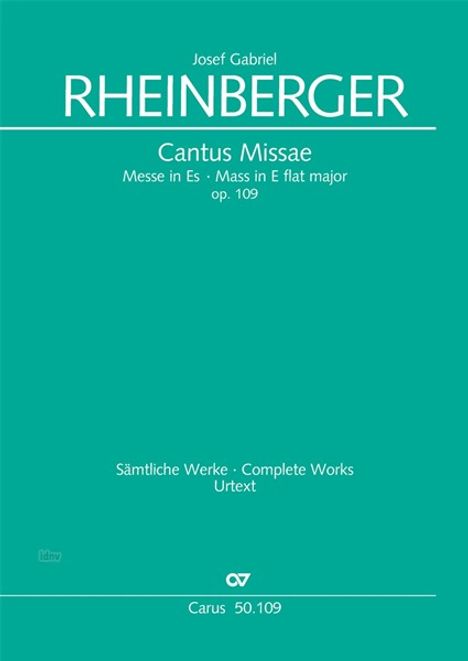 Josef Rheinberger: Missa in Es Es-Dur op. 109 (1878), Noten