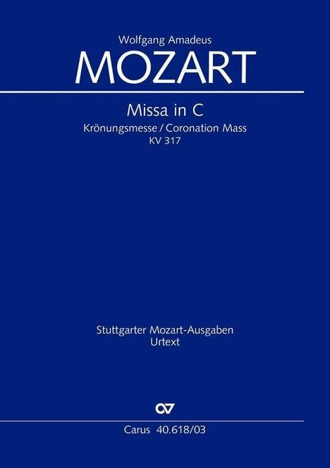 Mozart, W: Missa in C (Klavierauszug), Noten