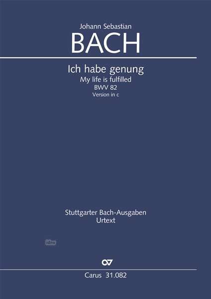 Johann Sebastian Bach: Ich habe genung (I) c-Moll BWV, Noten