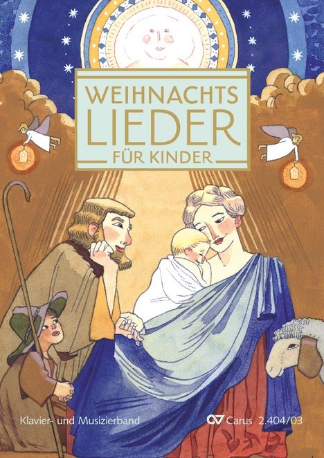 Verschiedene (s. Einzeltitel): Weihnachtslieder für Kinder. Klavier- und Musizierband, zugleich Chorleiterband, Noten