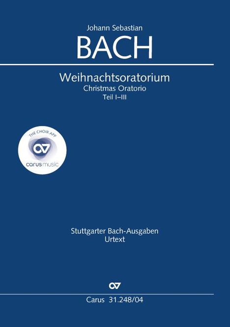 Johann Sebastian Bach (1685-1750): J. S. Bach: Weihnachtsoratorium, Teile I-III, Buch