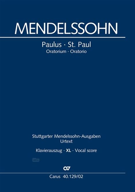 Mendelssohn Bartholdy, F: Paulus (Klavierauszug dt./engl.), Buch