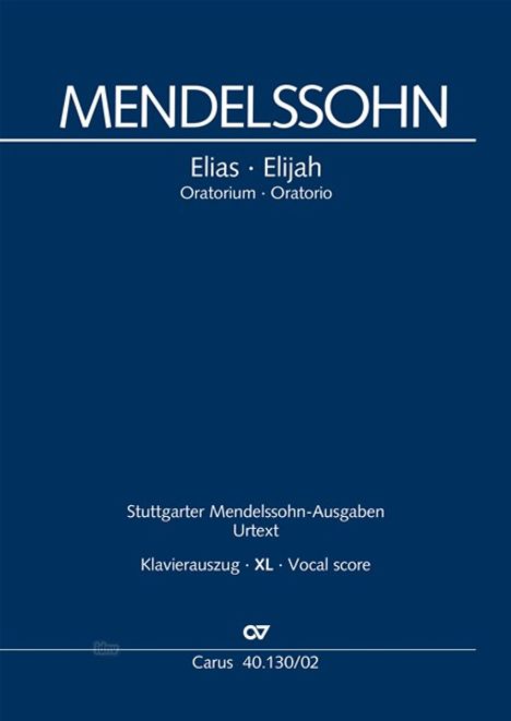 Mendelssohn Bartholdy, F: Elias (Klavierauszug XL), Buch