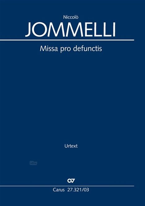 Niccolo Jommelli: Jommelli, N: Missa pro defunctis (Klavierauszug), Noten