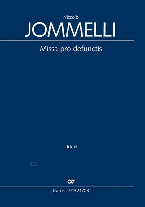 Jommelli, N: Missa pro defunctis (Klavierauszug), Buch